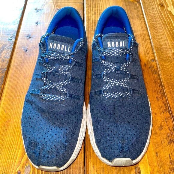 NOBULL Shoes - NOBULL Navy Blue Ripstop Runners Low Ankle Sneakers Women's Size 6.5